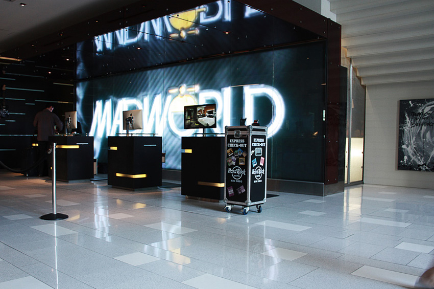 Madworld registration desk