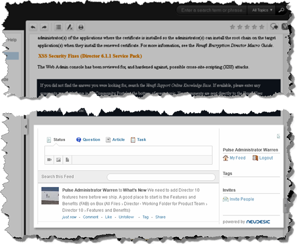 Screenshot of MadCap Pule Commenting System