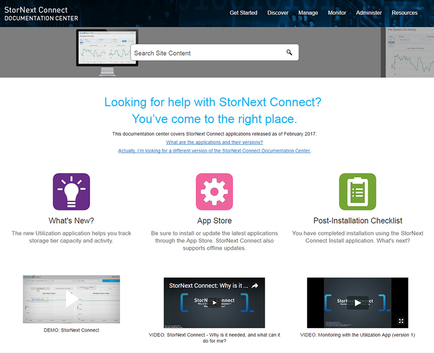 Screenshot of the ADM Help Center