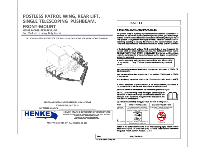 Henke PDF with postless patrol information