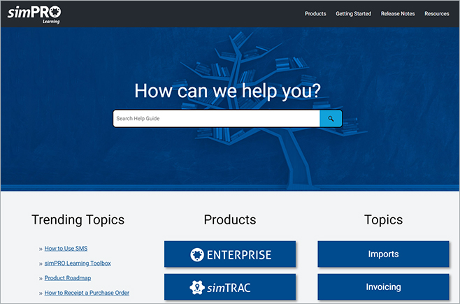 Screenshot of Responsive HTML5-based Home Page, Created with MadCap Flare