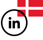 Danish Flag & LinkedIn branding