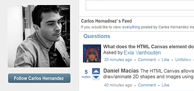 Follow Feature