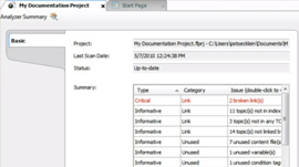 Fixing Issues With MadCap Analyzer