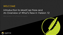 An Overview of MadCap Flare + What's New in Version 12