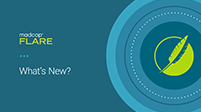 What's New in MadCap Flare 2019