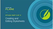Styles: Part 2 of 11 Creating and Editing Stylesheets
