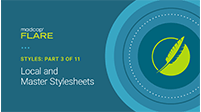 Styles: Part 3 of 11 Local and Master Stylesheets