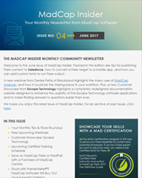 June 2017 MadCap Insider