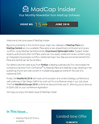 June 2018 MadCap Insider