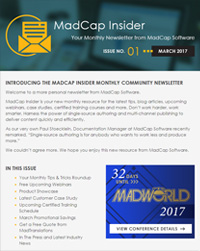 March 2017 MadCap Insider